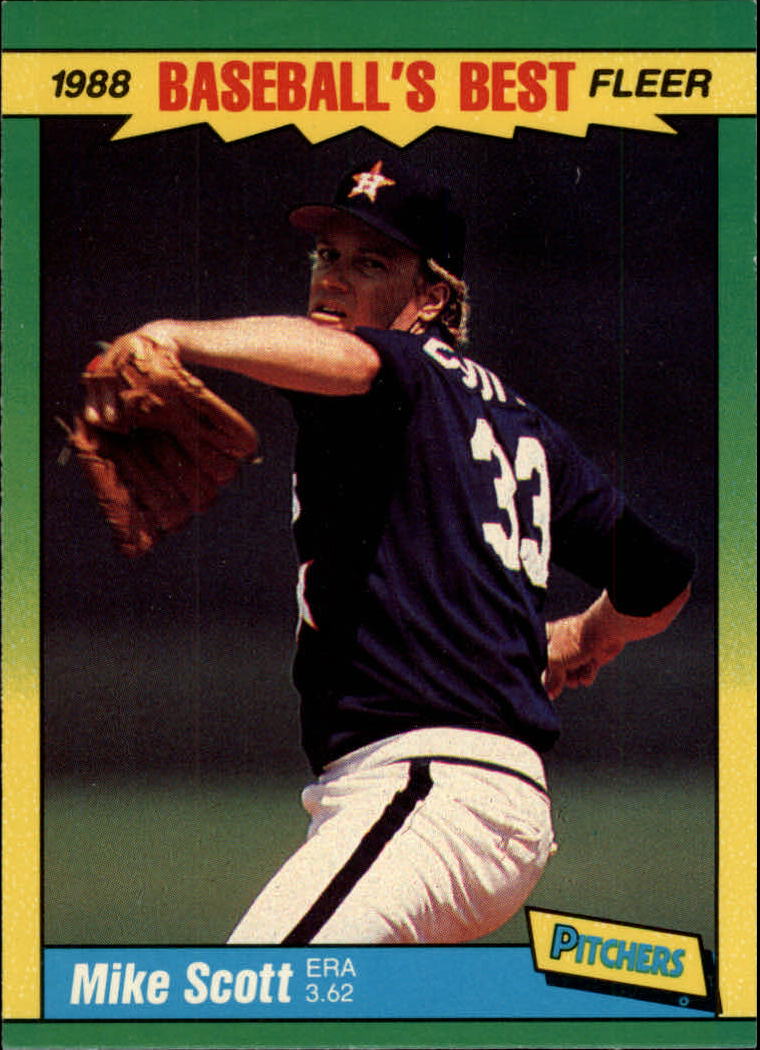 1988 Fleer Sluggers/Pitchers Baseball Cards    037      Mike Scott
